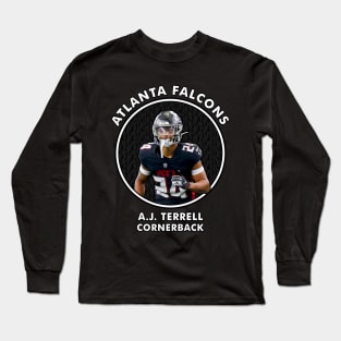 A.J. TERRELL - CB - ATLANTA FALCONS Long Sleeve T-Shirt